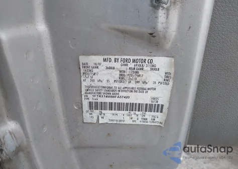 2008 Ford F-150 Stx/Xl/Xlt from USA, damaged, VIN 1FTRX14W88FA57420